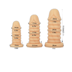 Tank Vibrating Dildo - USB Rechargeable Dildo - 10 Vibration Modes - 3 Size Silicone Dildo