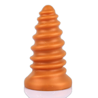 Milo - Ribbed Butt Plug - Soft Anal Dilator - Huge Anal Toy - Anal Sex Toy