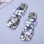 Women's Sandals New Serpentine Flower Flat Bottom