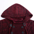 Turtleneck hooded sweater