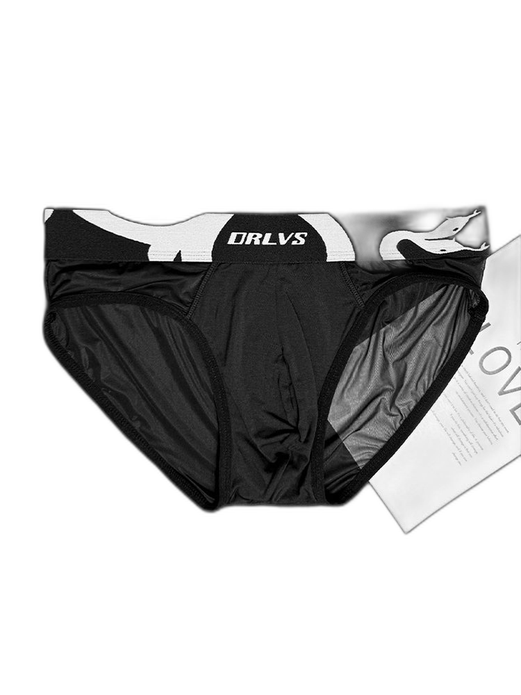 Men's Mesh Sport Briefs with Contoured Pouch & Ventilation