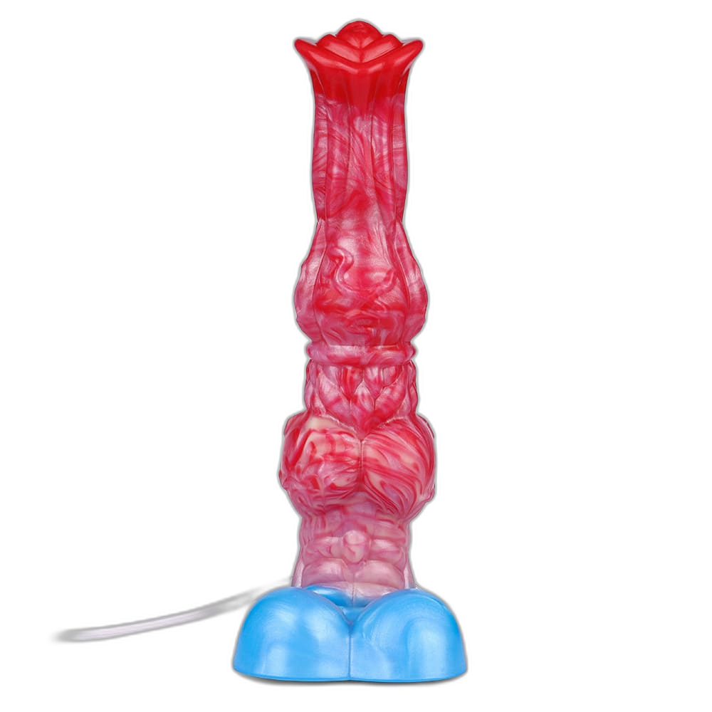Molten - 10 Inch Inflatable Squirting Knot Dildo - Fantasy Dildo