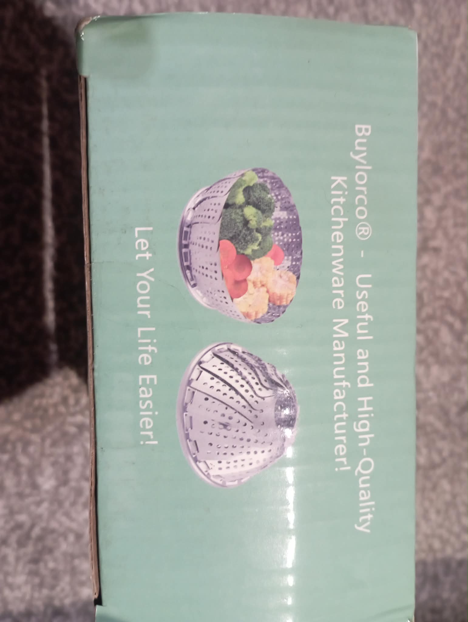 BUYLORCO Stainless Steel STEAMING BASKET
