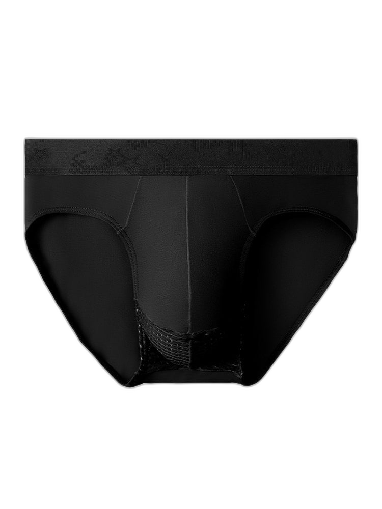 4 Pack Men's Comfortable Thin Pouch Breathable Mesh Briefs