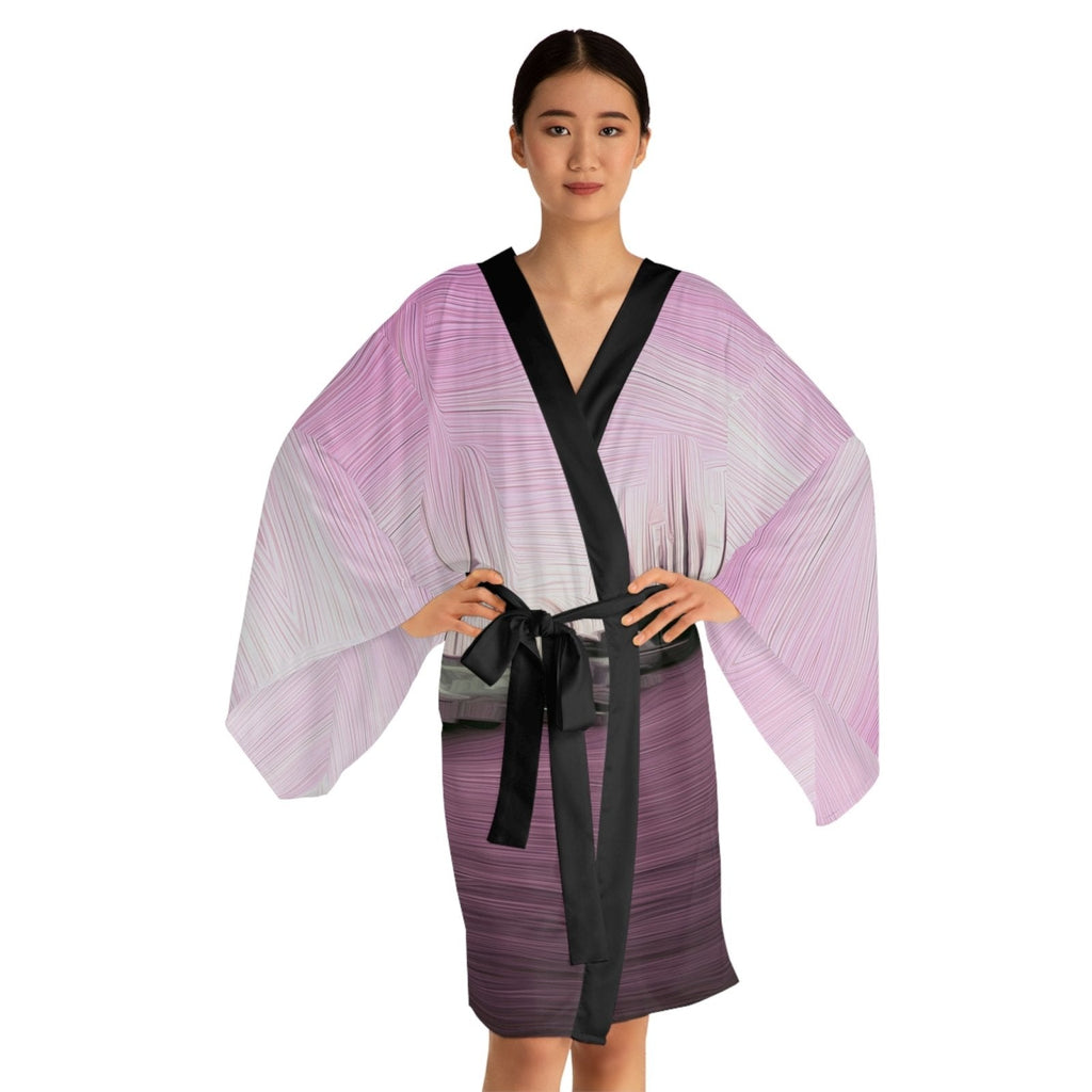 The Sleeping Yachts (at Evening) - Womens Kimono Robe