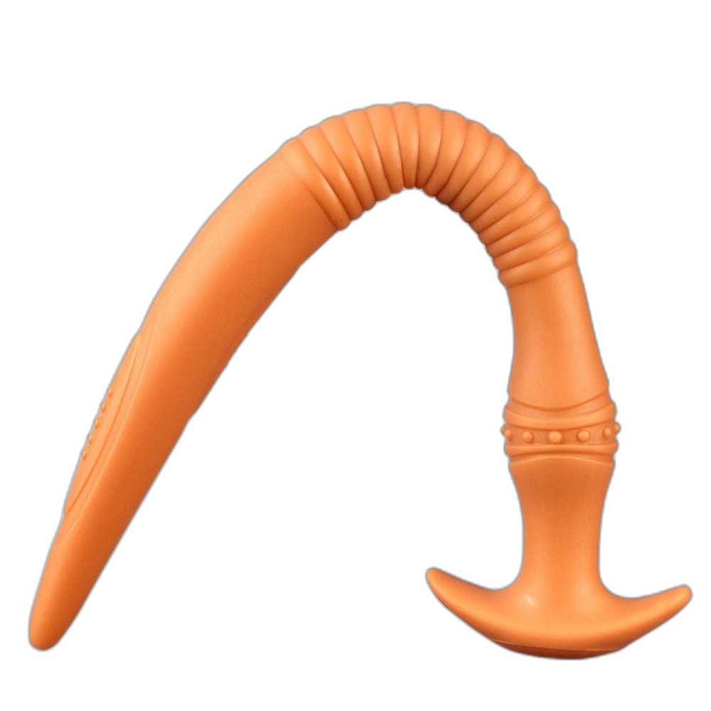 The Eel Anal Plug - Long Butt Plug - Ribbed Butt Plug