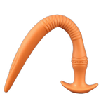 The Eel Anal Plug - Long Butt Plug - Ribbed Butt Plug