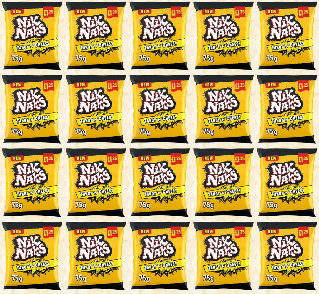 20 x Kp Nik Naks Tangy N Cheesy - 75GM
