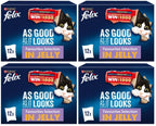 4 x Felix As Good As It Looks Favourites Selection Wet Cat Food 12 x 85G