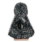 Velvet Leopard Long Tail Pirate Hat