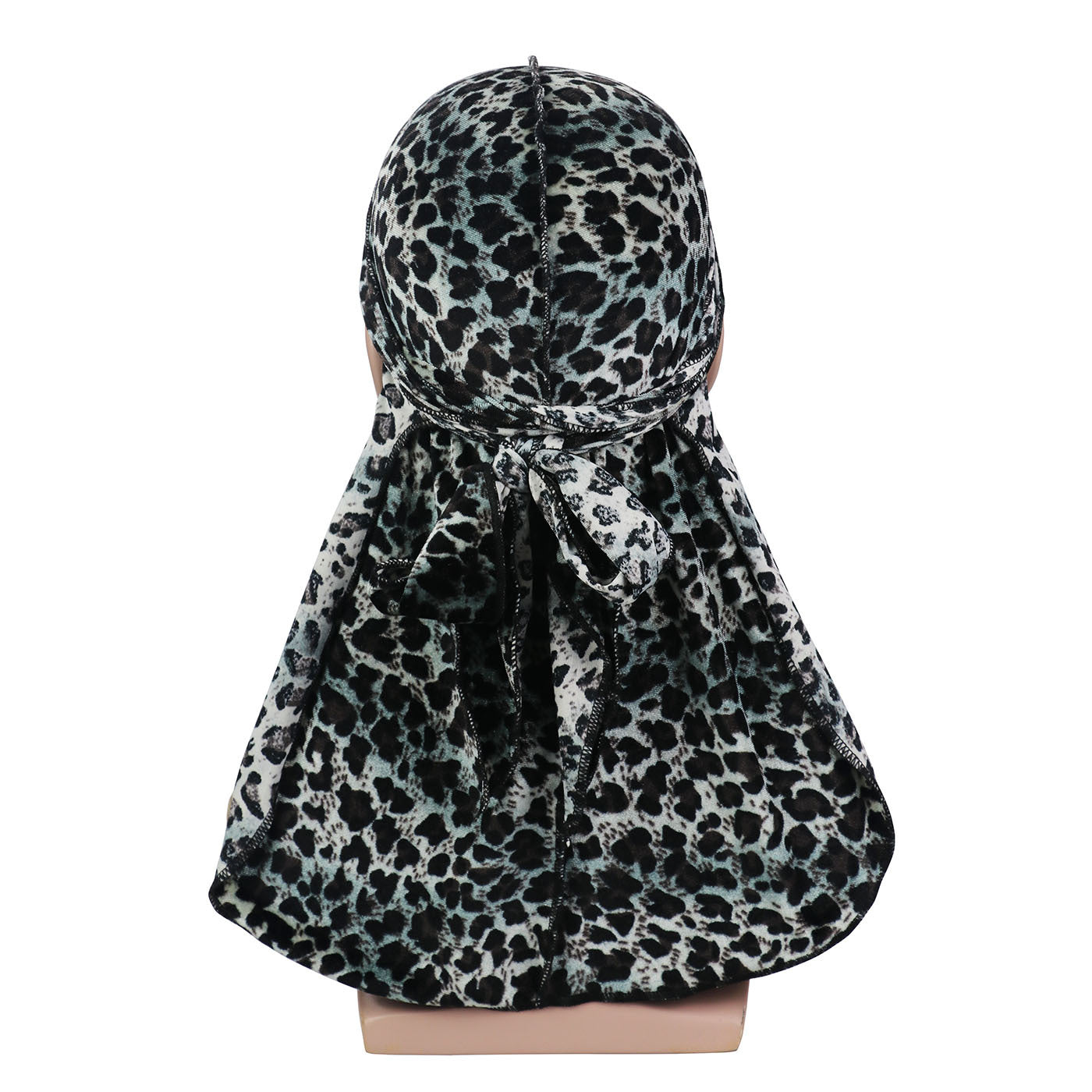 Velvet Leopard Long Tail Pirate Hat