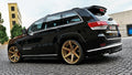 Maxton Design - CENTRAL REAR SPLITTER WITH VERTICAL BAR JEEP GRAND CHEROKEE WK2 SUMMIT (FACELIFT) (2013-2017)