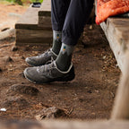 Mens Merino Wool Crew Midweight Seamless Hiking Socks