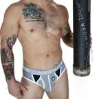 Breedwell Retro Remix Briefs Heather Grey