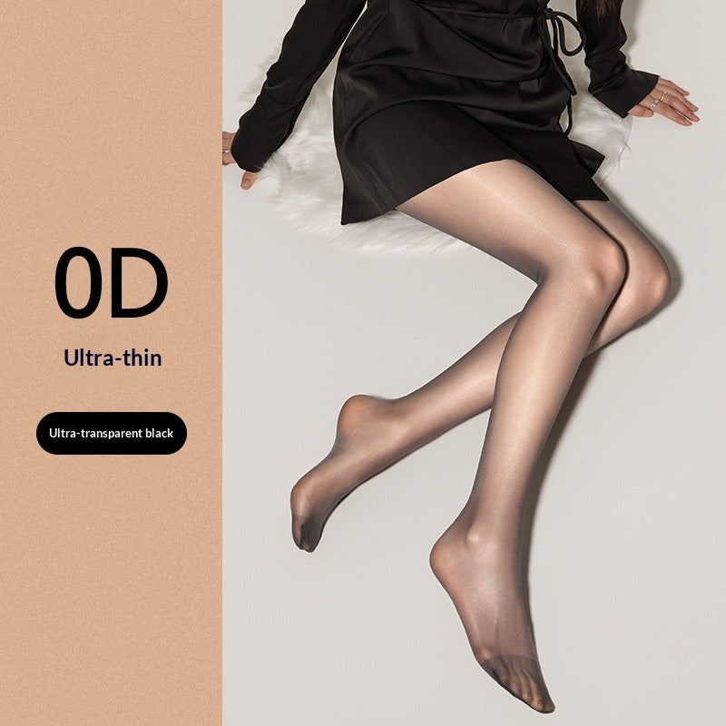 Ultra-transparent One-piece Stockings For Women