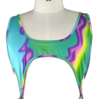 Acid Vibrations Hollow Chain Thong Bodysuit