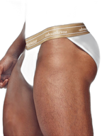 2 Pack Men's U-Pouch Gym Fitness Breathable Cotton Briefs