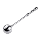Beaded Stainless Steel Dildo – Straight Metal Rod