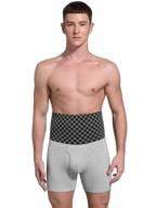 Men's Tummy Control Boxer Briefs With Functional Fly