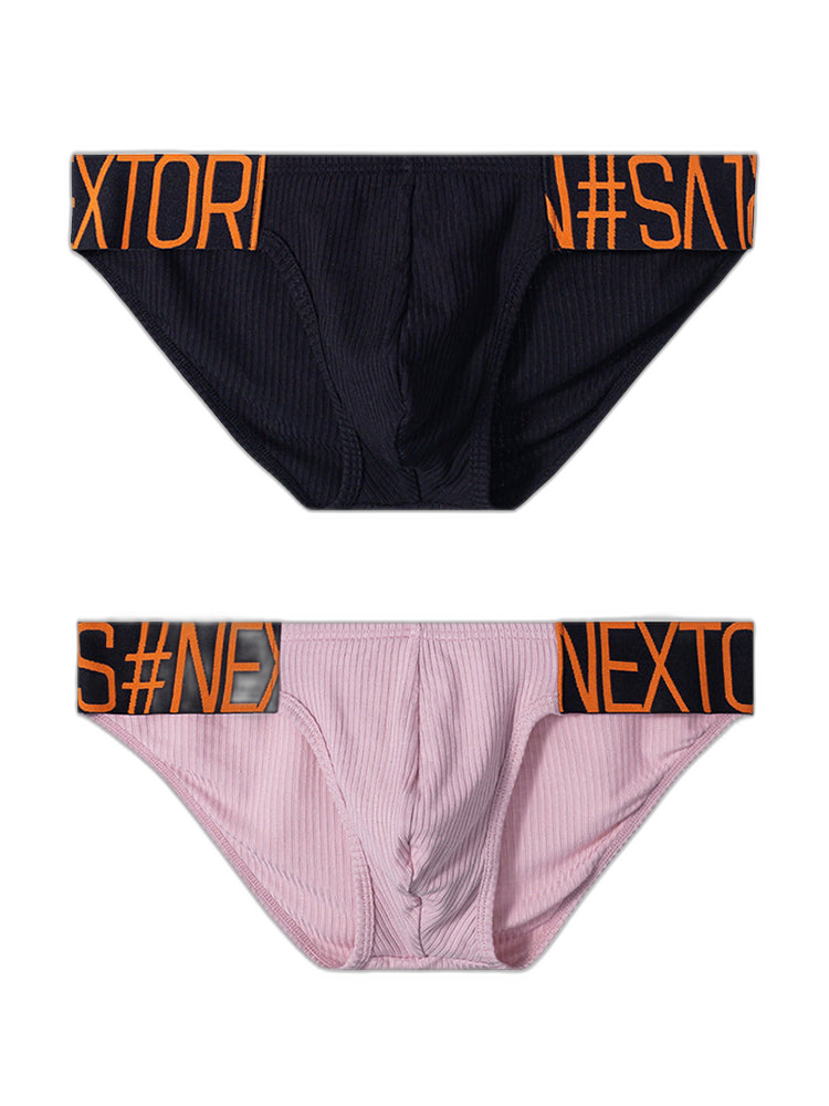 2 Pack Men’s Wide Waistband Big Pouch Briefs
