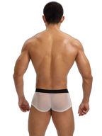 2-Pack Men's Breathable Mesh Ice Silk U-convex Low Waist Boxer Briefs