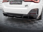 Maxton Design - CENTRAL REAR SPLITTER (VERTICAL BARS) V.1 BMW I4 M-PACK G26