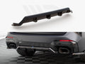 Maxton Design - CENTRAL REAR SPLITTER (VERTICAL BARS) BMW X3 M-PACK G01 FACELIFT