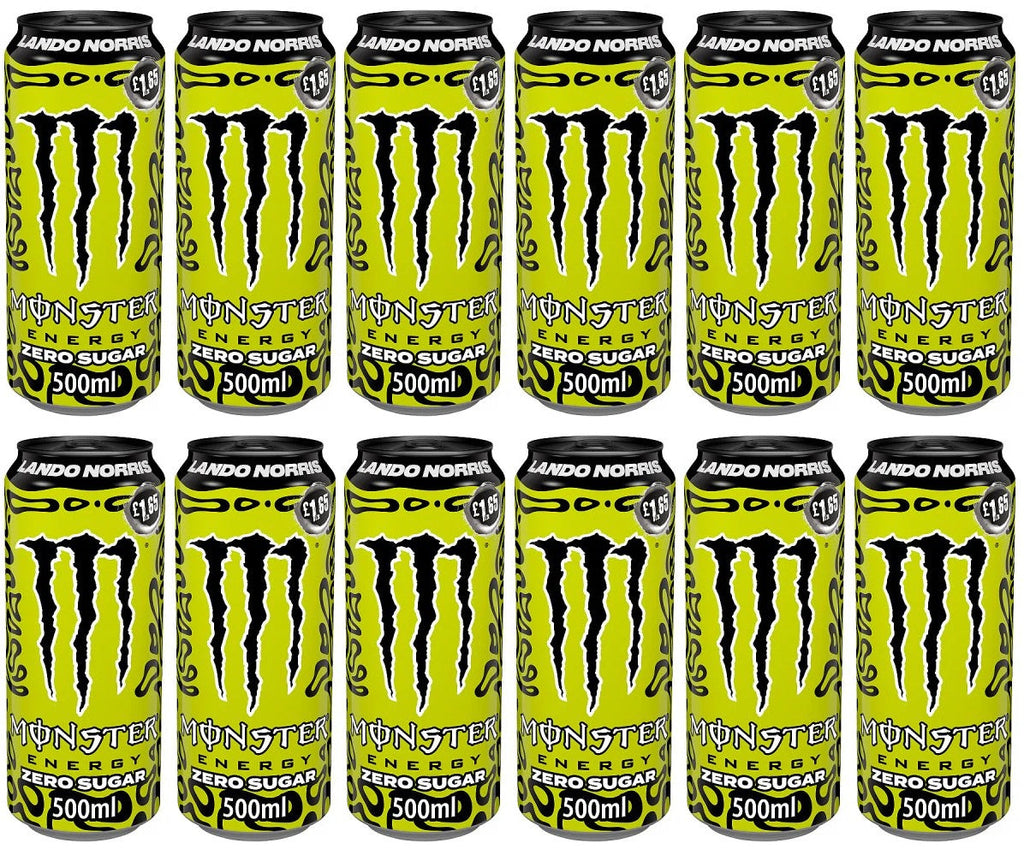 12 x Monster Energy Lando Norris Zero - 500ML
