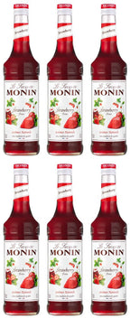 6 x Monin Strawberry 70Cl