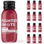 Fighter Shots Ginger + Pomegranate + Vitamin D3 Immunity Shot | 1,200 IU | 60ml | Single, 6-Pack or 12-Pack