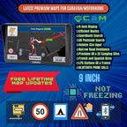9" CMNAV PRO Camper Plus (Bluetooth Phone Calls Supported)