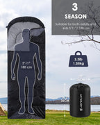 Sleeping Bags Lightweight Waterproof Warm Outdoor Camping Hiking Travel Adults