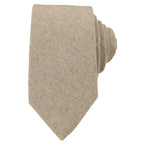Camel Beige Oak Tweed Tie Hankie Hankerchief 2"