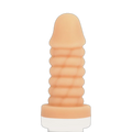 Tank Vibrating Dildo - USB Rechargeable Dildo - 10 Vibration Modes - 3 Size Silicone Dildo
