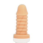 Tank Vibrating Dildo - USB Rechargeable Dildo - 10 Vibration Modes - 3 Size Silicone Dildo