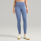Womens High-Waist Butt-Lifting Fleece-Lined Nude-Feel Sports Tight Yoga Pants