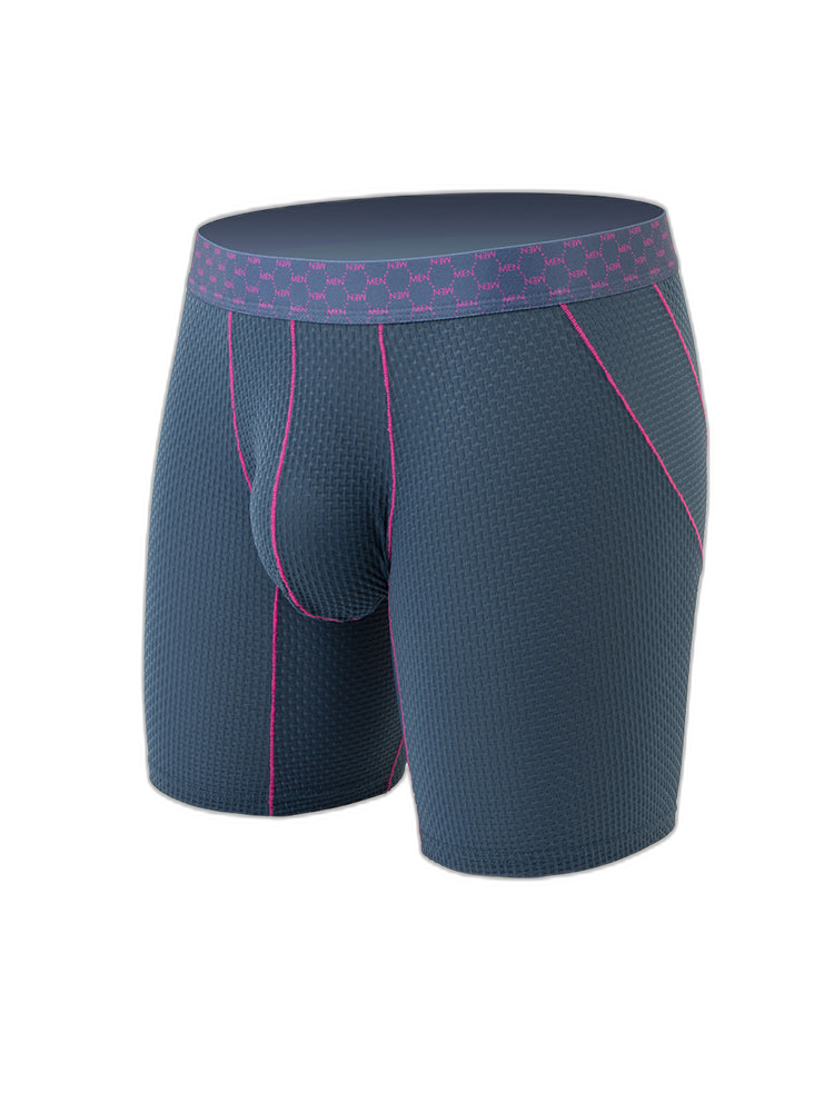 3 Pack Men's Anti-chafing Waffle Boxer Briefs