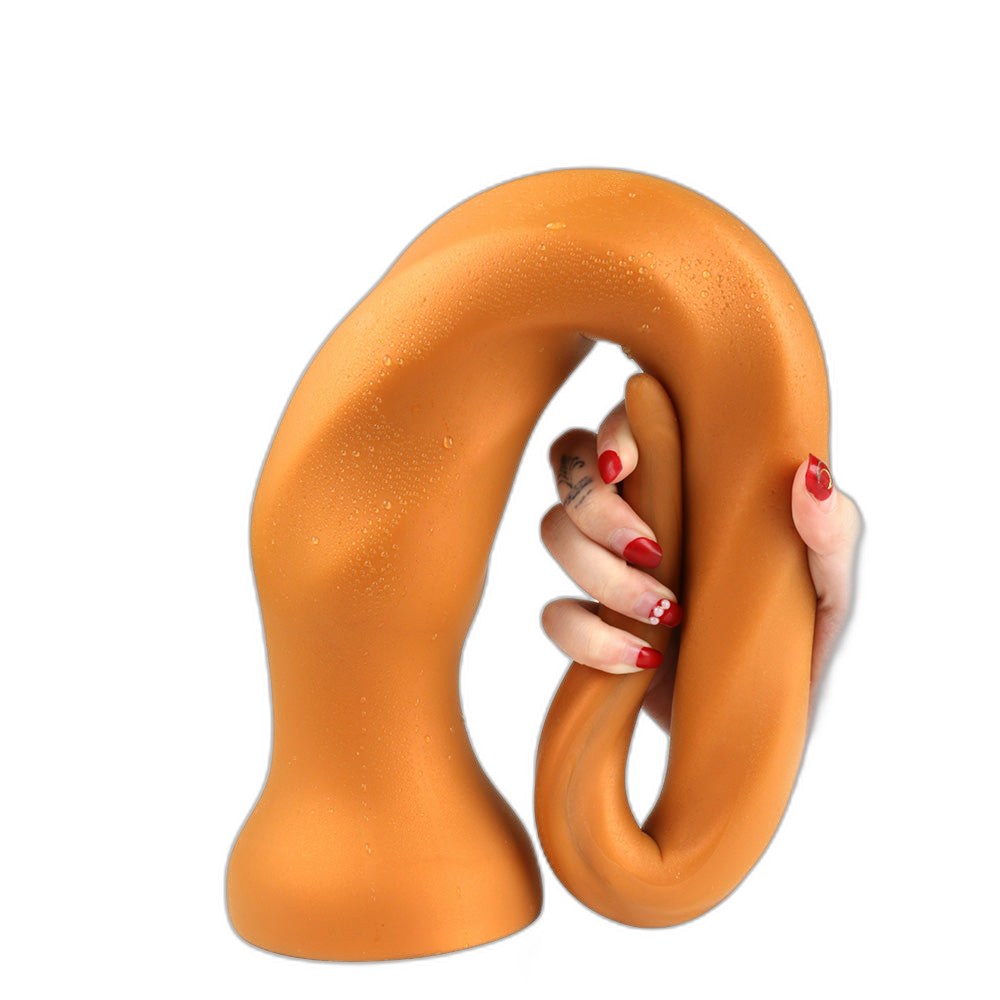 Worm - Long Butt Plug - Spiral Butt Plug - Deep Anal Toy