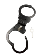 Mister B Handcuffs with Hinge Black