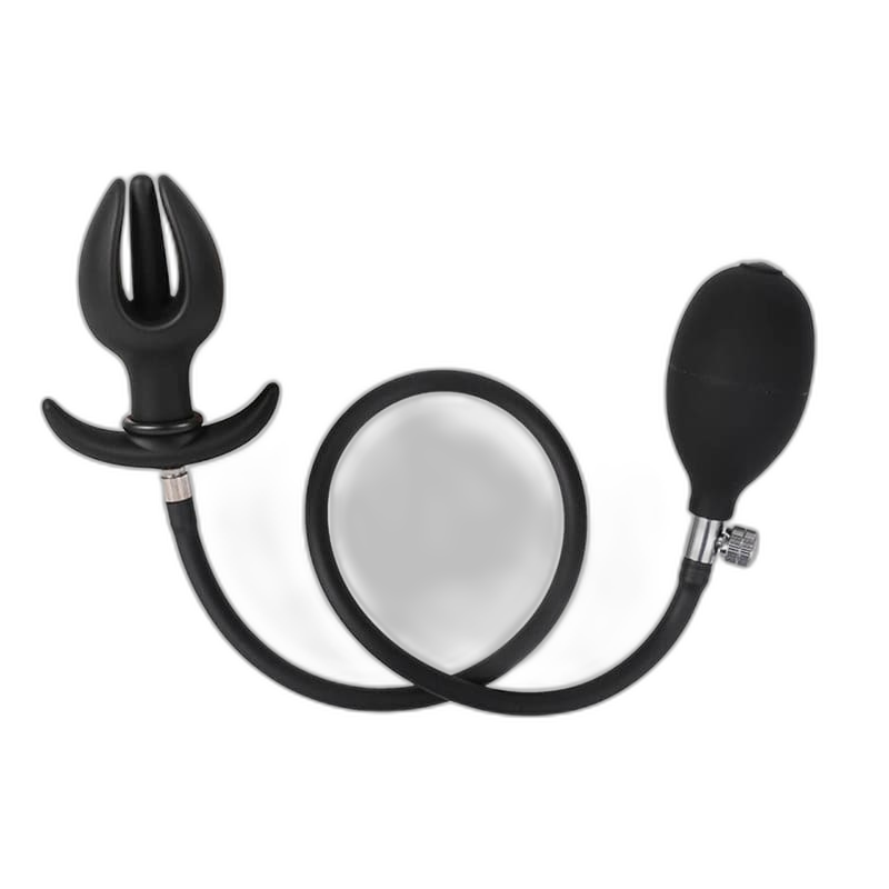 Flower - Inflatable Butt Plug - Silicone Anal Plug