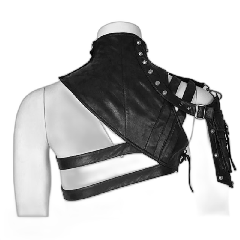 Steampunk Armor-Style Shoulder Bag Harness