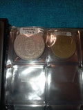 BLACK COIN BOOK INCLUDES 6 COINS