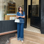 Fashionable Minimalist Relaxed-fit Short-sleeve Top Pants