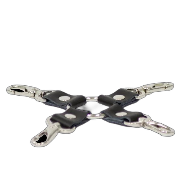 Titus Leather Bondage Hog Tie Restraint