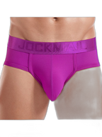 Men's Solid Color Mesh Breathable Sports Fitness Briefs
