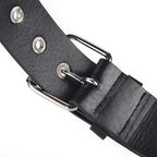 Five-pointed Star Rivet Wide Versatile Pin Buckle Punk-style Pants Belt
