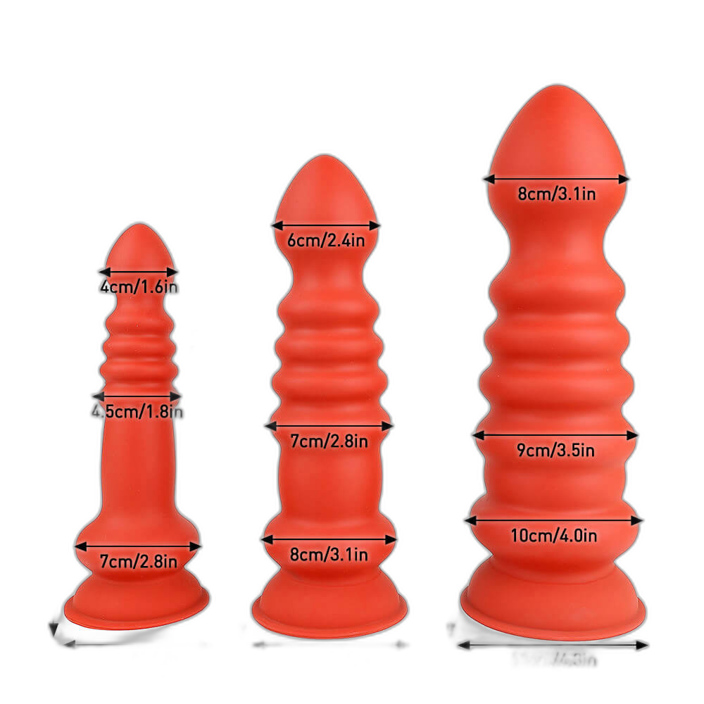 Pili – Ribbed Butt Plug – Dual Density Anal Expander