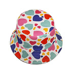 Love Pattern Bucket Hat Women's European And American Valentine's Day Printing