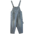Washed Pockets Denim Jumpsuits