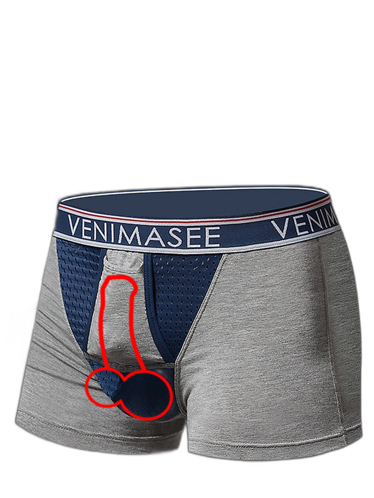 Men's Modal Ball Pouch Separate Pouches Boxer Briefs